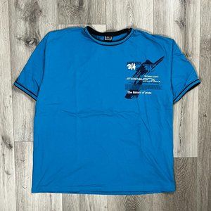 The History of Jeans Vintage Moct Blue XL T-Shirt